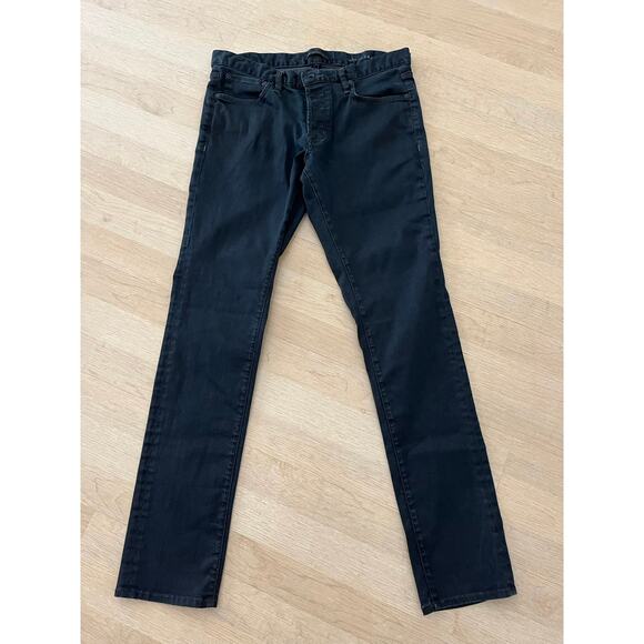John Varvatos Wight Dark Wash Button Fly Skinny Jeans 32x32 - Picture 1 of 12